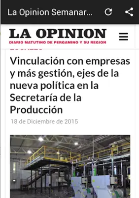 La Opinion de Pergamino android App screenshot 1